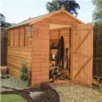 Signature Overlap High 12' x 8' Wooden Shed