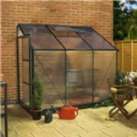 Lean-to Greenhouse Billyoh Rosette 8' x 4' Metal Greenhouse