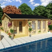 Billyoh Kent Home Office Log Cabin