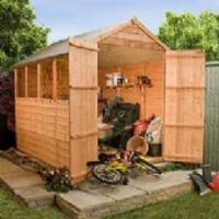 Castle Overlap 10' x 8' Wooden Shed